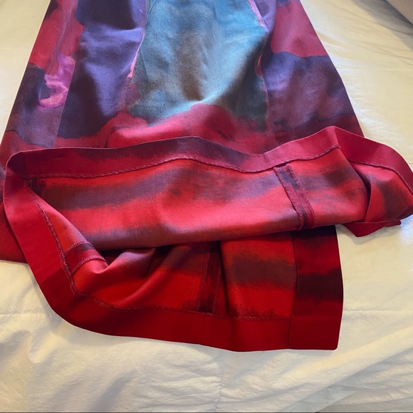 MaxMara Abstract Art Sleeveless Pinafore Shift Dress | Size 4 - Picture 13 of 13